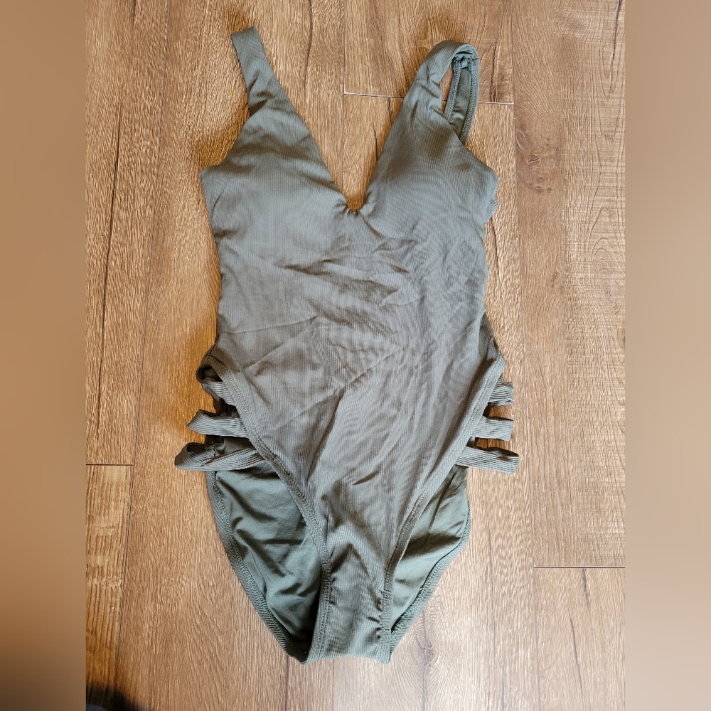 BECCA Olive Green Swimwear